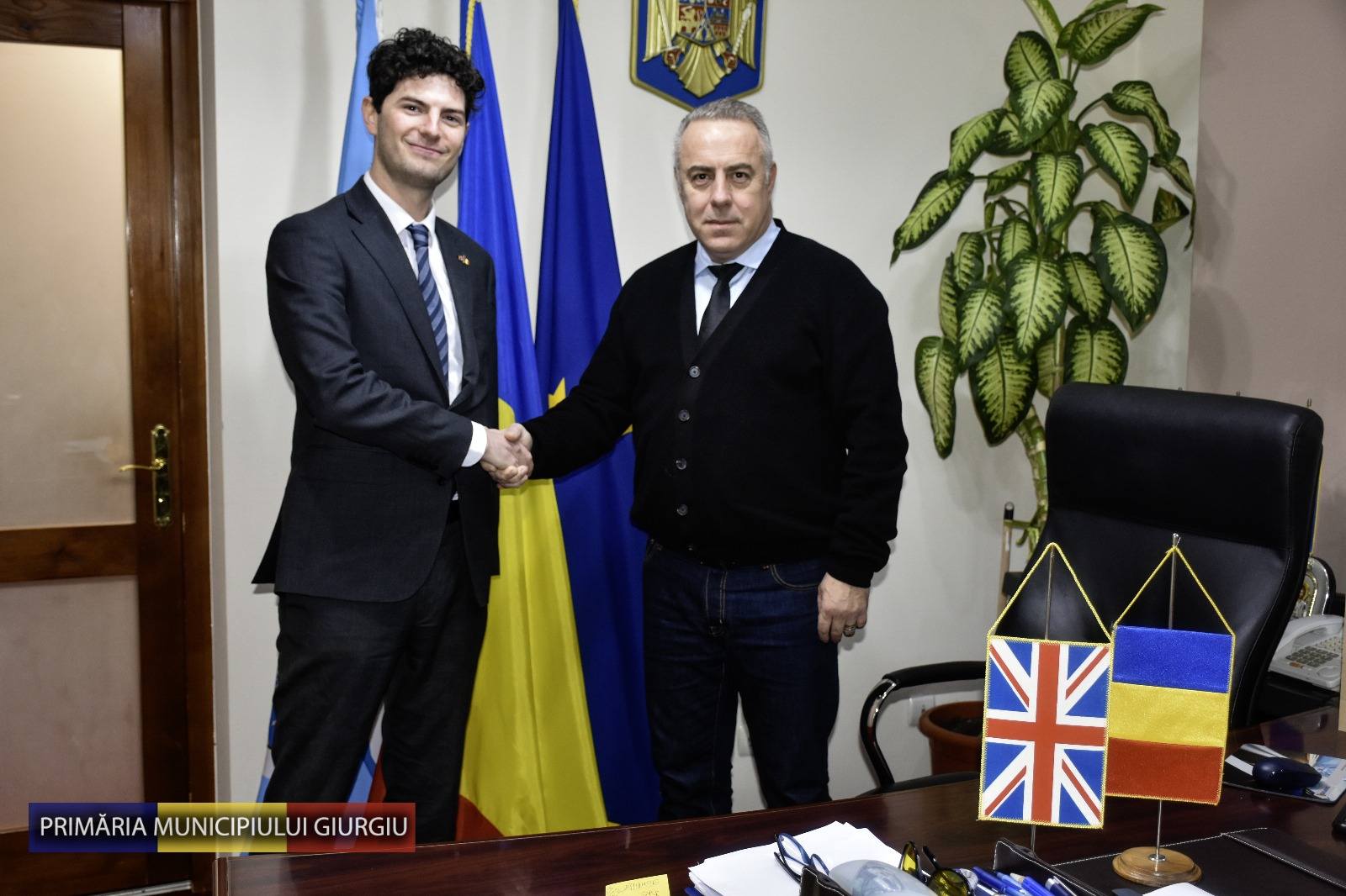 Vizită importantă la Primăria Giurgiu