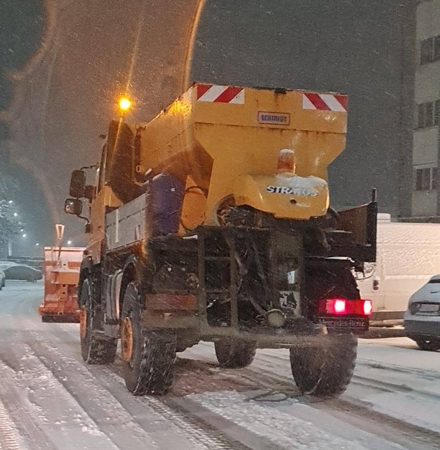 Municipiul Giurgiu – Intervenții pentru deszăpezire în urma ninsorilor din noaptea de 17/18 februarie 2026
