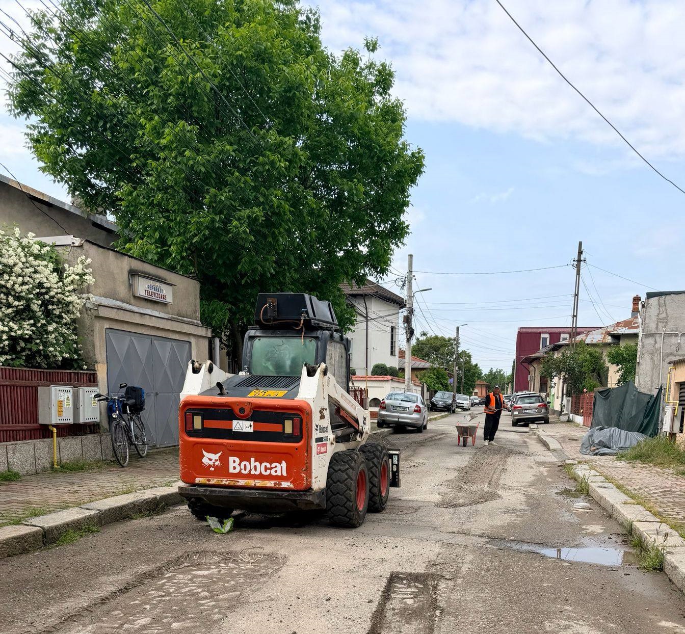 Giurgiu Construcții Edilitare continuă activitățile de întreținere a domeniului public