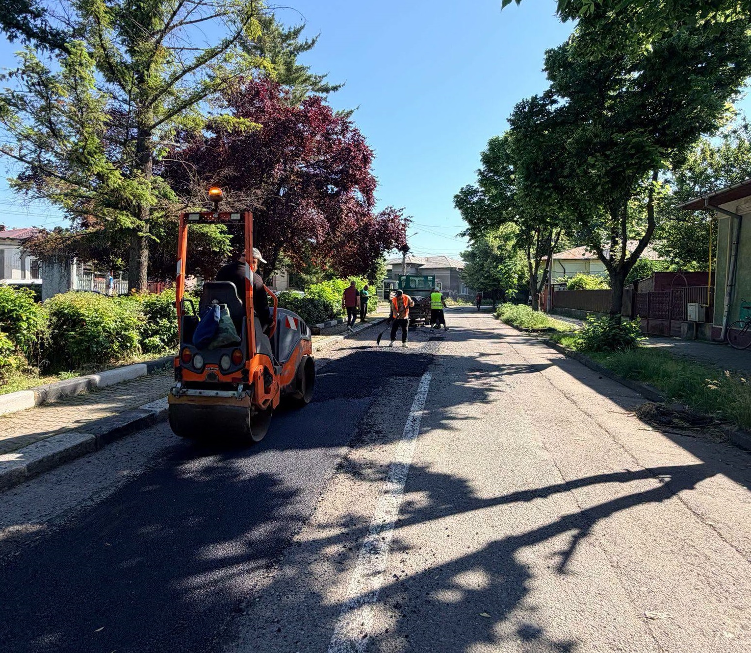 Giurgiu Construcții Edilitare continuă activitățile de întreținere a domeniului public