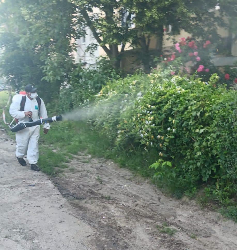 Activitățile de dezinsecție terestră continuă și astăzi, conform planificării