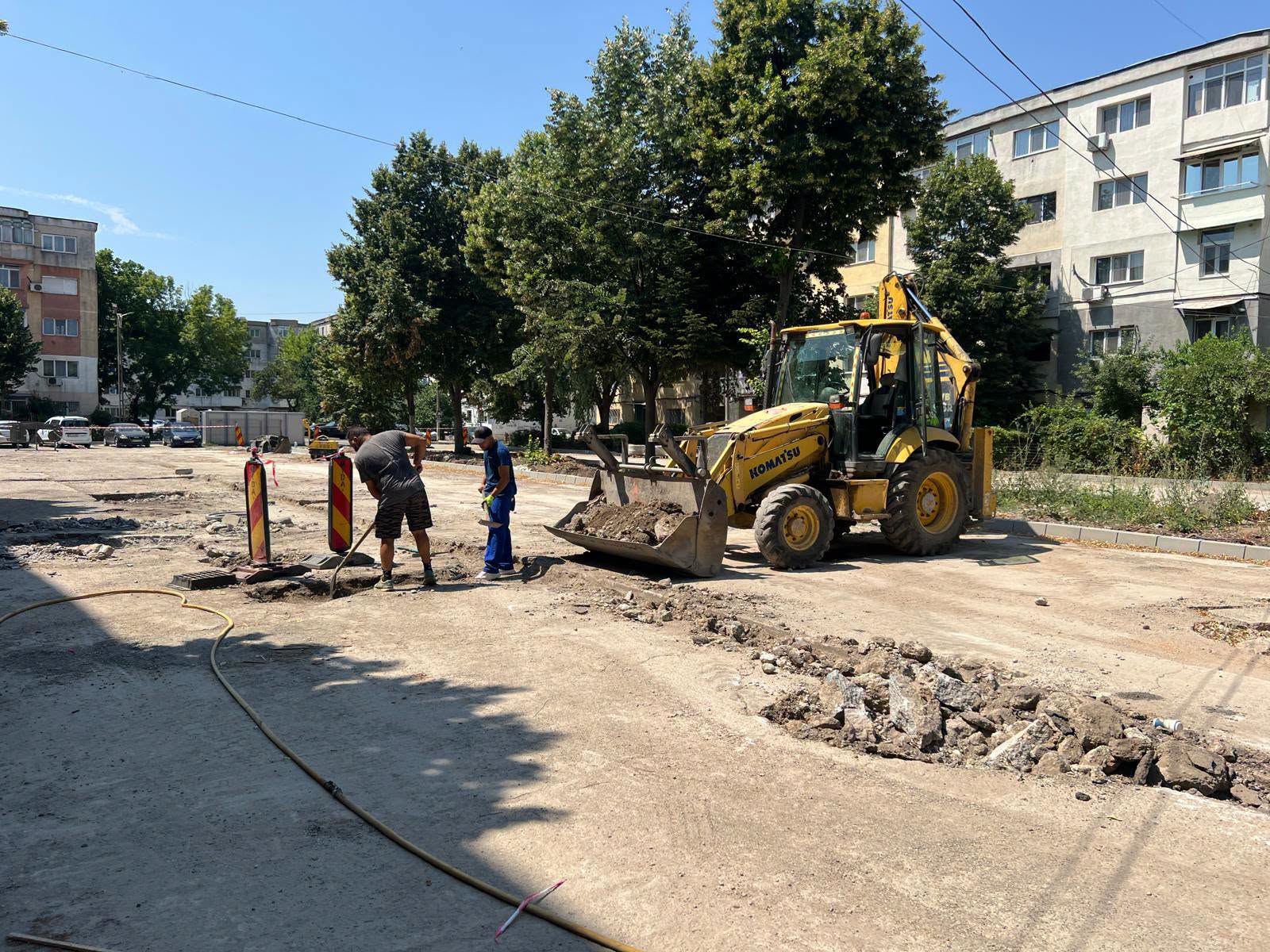 Continuă lucrările de modernizare în cartierul Decebal-Daciei, prin Programul Național de Investiții „Anghel Saligny”