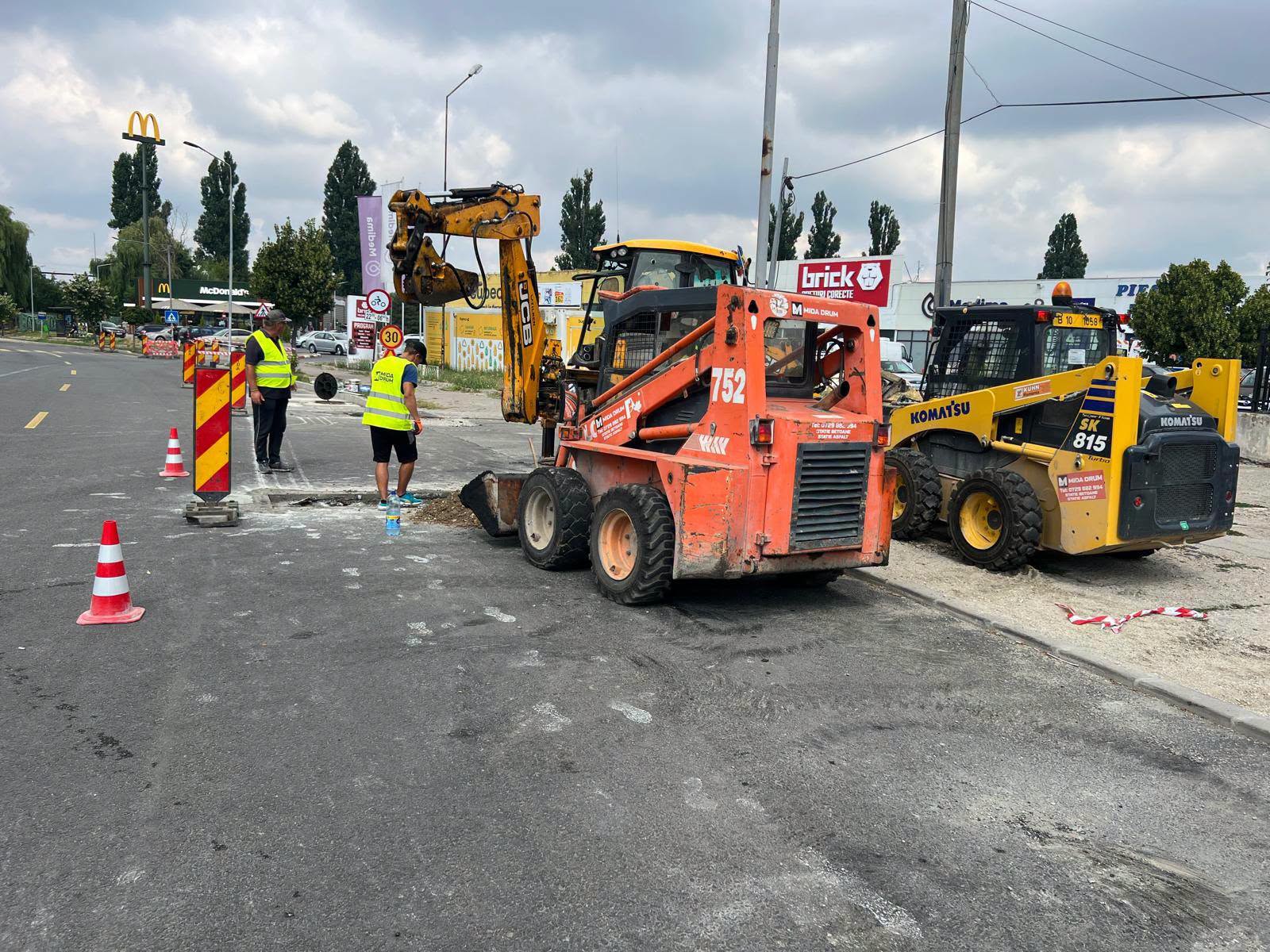 Au început lucrările pe Bulevardul Mihai Viteazul