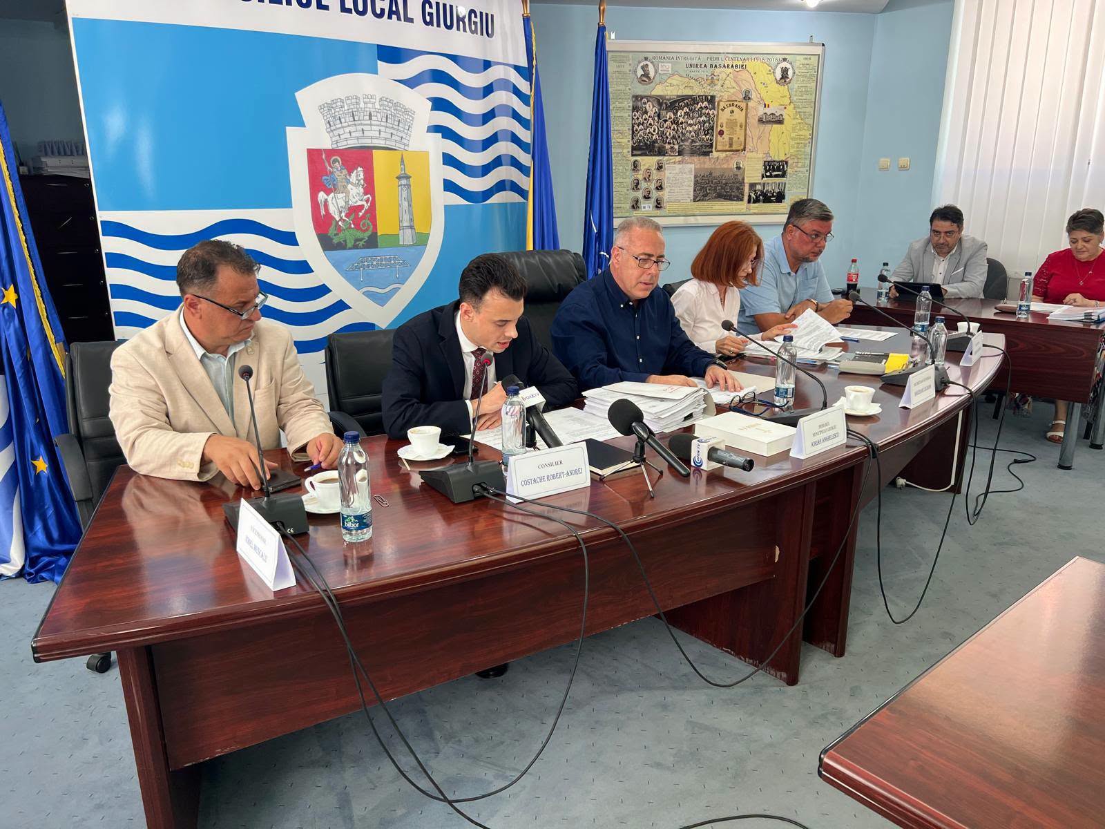 Ședința ordinară a Consiliului Local Giurgiu 27.08.2026