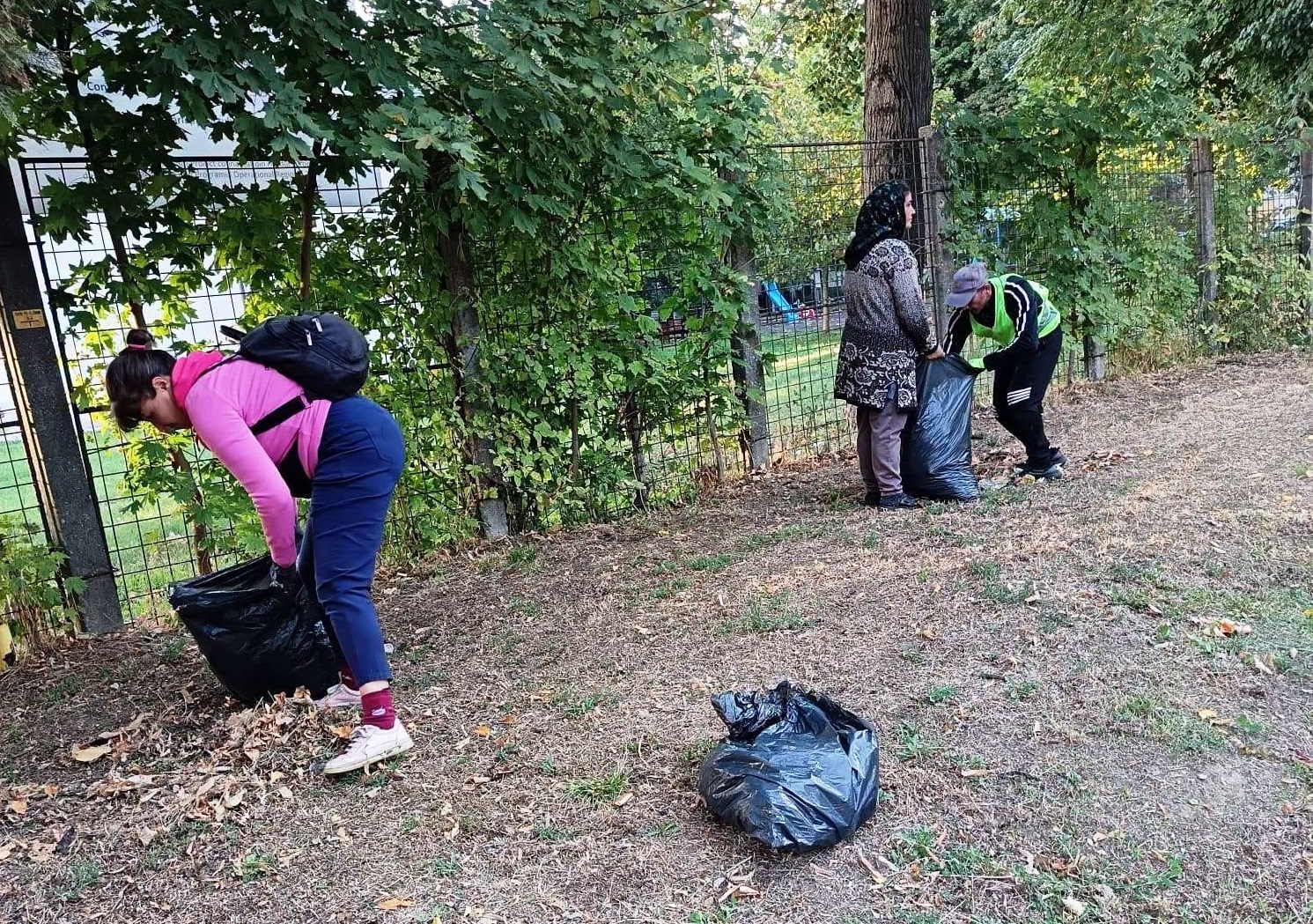 Lucrări de întreținere a spațiilor verzi