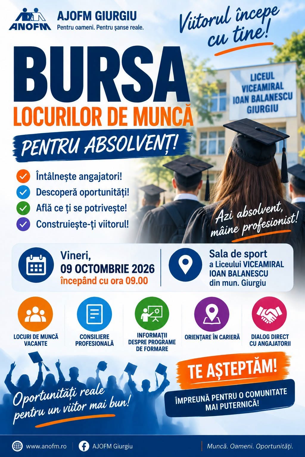 EȘTI ABSOLVENT ȘI ÎȚI CAUȚI UN LOC DE MUNCĂ?